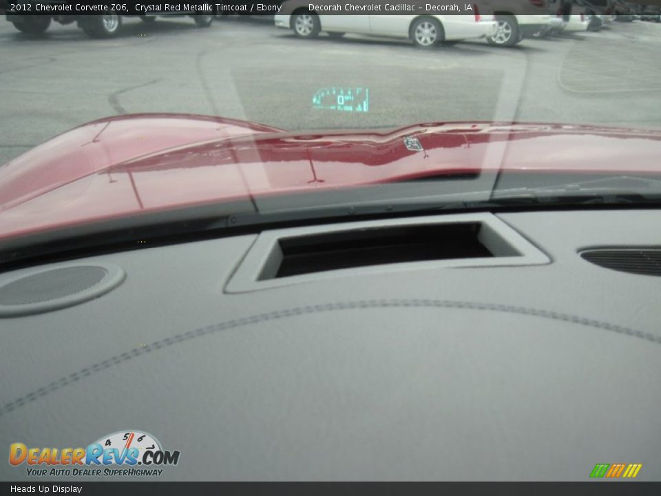 Heads Up Display - 2012 Chevrolet Corvette