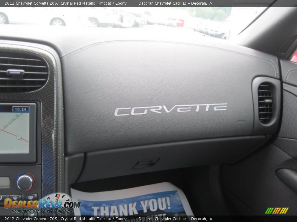 2012 Chevrolet Corvette Z06 Crystal Red Metallic Tintcoat / Ebony Photo #25