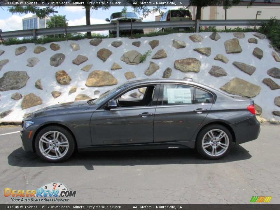 Mineral Grey Metallic 2014 BMW 3 Series 335i xDrive Sedan Photo #2