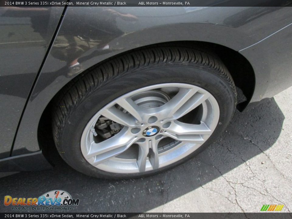 2014 BMW 3 Series 335i xDrive Sedan Mineral Grey Metallic / Black Photo #3