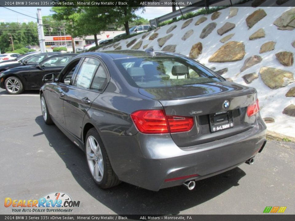 2014 BMW 3 Series 335i xDrive Sedan Mineral Grey Metallic / Black Photo #4