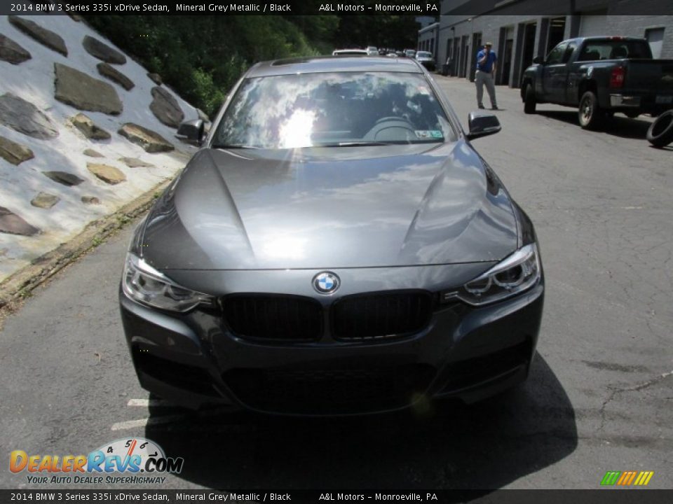 2014 BMW 3 Series 335i xDrive Sedan Mineral Grey Metallic / Black Photo #8