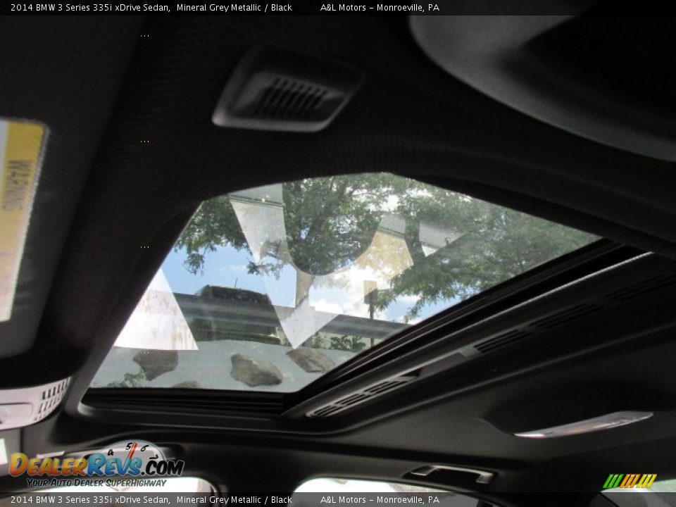 2014 BMW 3 Series 335i xDrive Sedan Mineral Grey Metallic / Black Photo #10