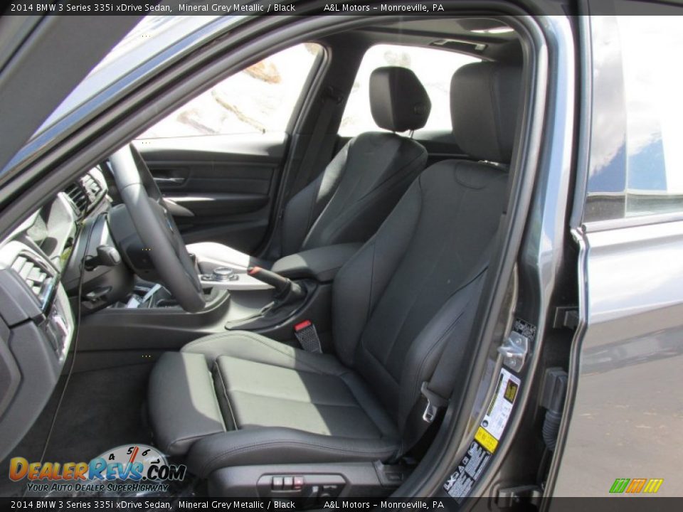 2014 BMW 3 Series 335i xDrive Sedan Mineral Grey Metallic / Black Photo #11