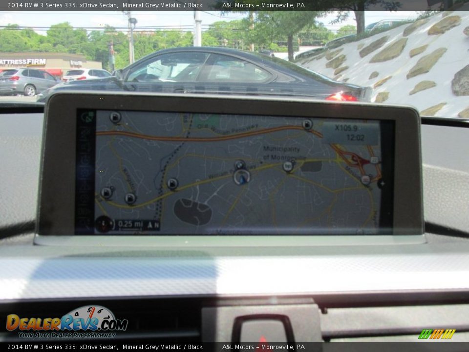 2014 BMW 3 Series 335i xDrive Sedan Mineral Grey Metallic / Black Photo #16