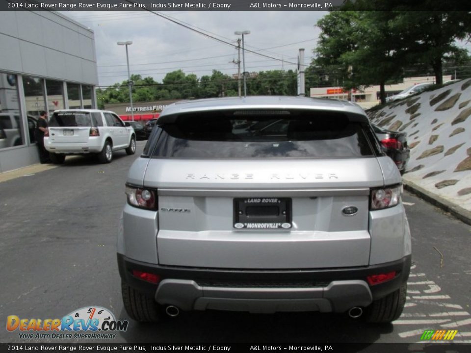 2014 Land Rover Range Rover Evoque Pure Plus Indus Silver Metallic / Ebony Photo #5