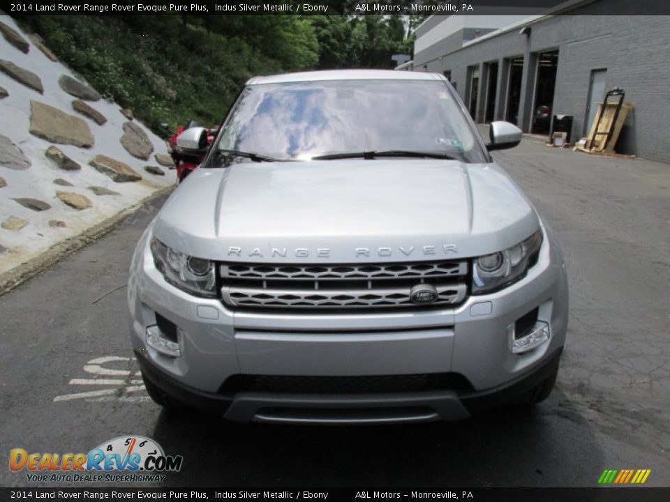 2014 Land Rover Range Rover Evoque Pure Plus Indus Silver Metallic / Ebony Photo #8