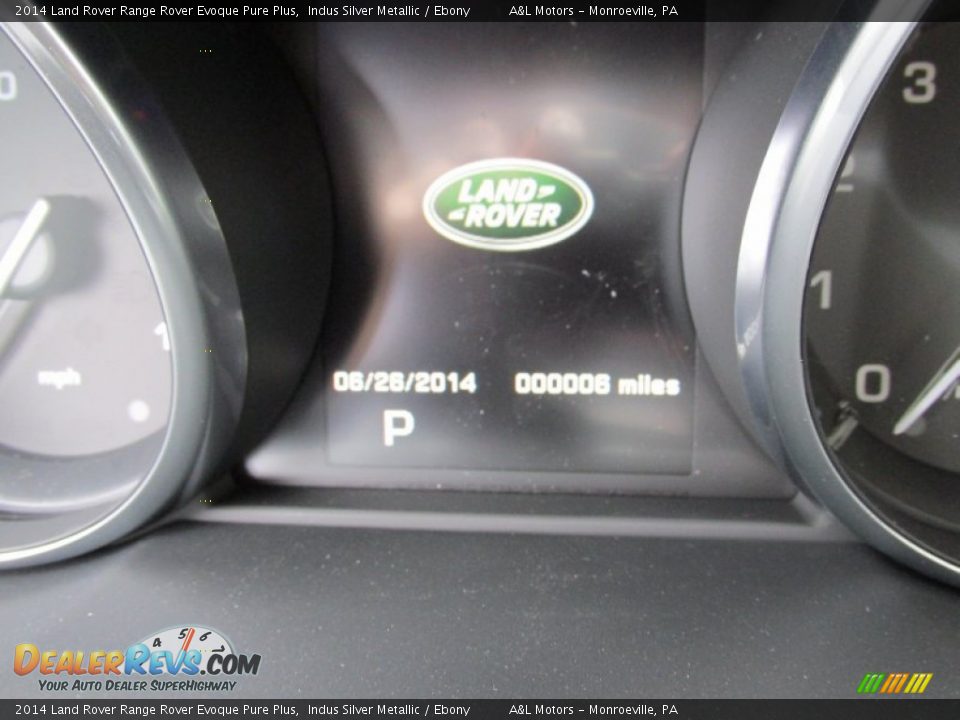 2014 Land Rover Range Rover Evoque Pure Plus Indus Silver Metallic / Ebony Photo #20