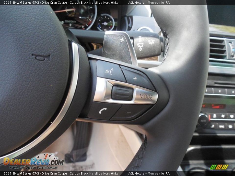 Controls of 2015 BMW 6 Series 650i xDrive Gran Coupe Photo #18