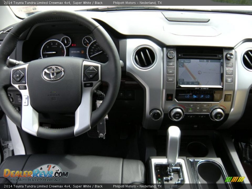 2014 Toyota Tundra Limited Crewmax 4x4 Super White / Black Photo #29