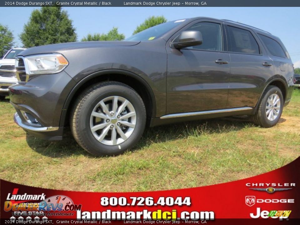 2014 Dodge Durango SXT Granite Crystal Metallic / Black Photo #1
