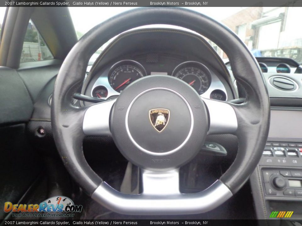 2007 Lamborghini Gallardo Spyder Steering Wheel Photo #19