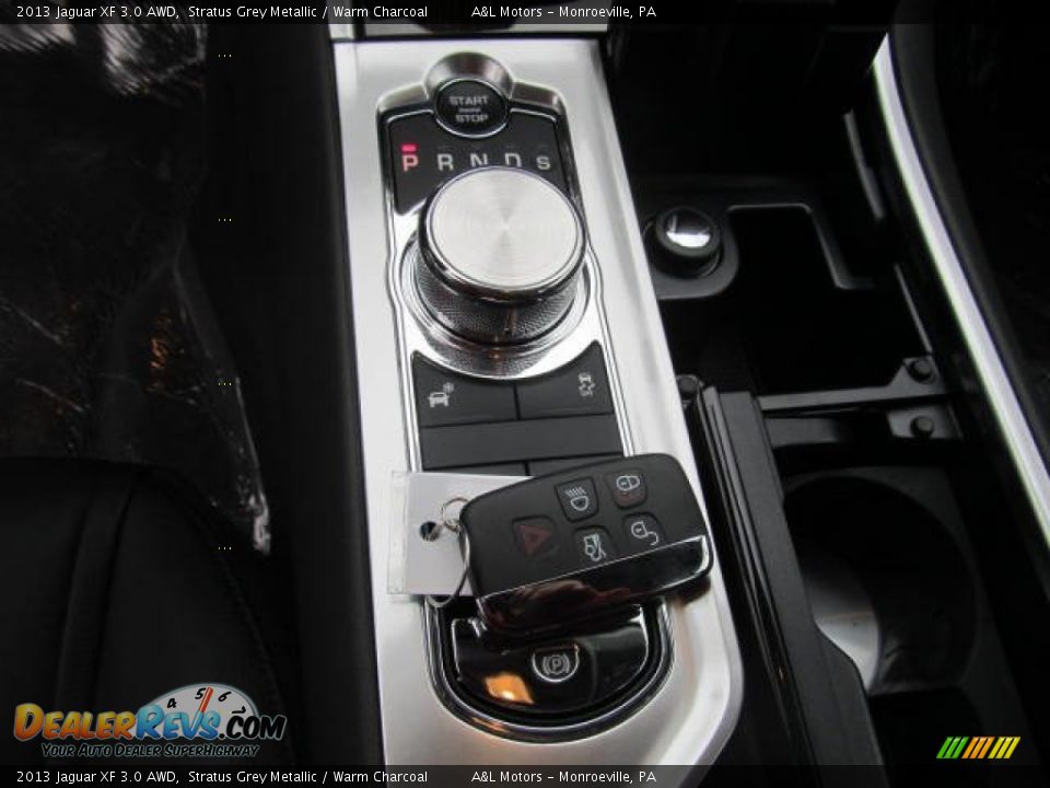 2013 Jaguar XF 3.0 AWD Stratus Grey Metallic / Warm Charcoal Photo #15