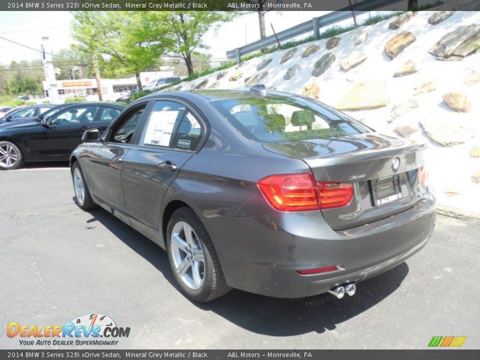2014 BMW 3 Series 328i xDrive Sedan Mineral Grey Metallic / Black Photo #4