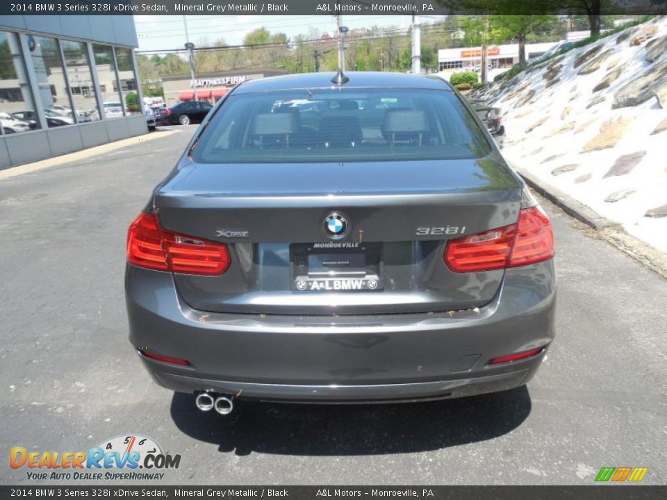 2014 BMW 3 Series 328i xDrive Sedan Mineral Grey Metallic / Black Photo #5