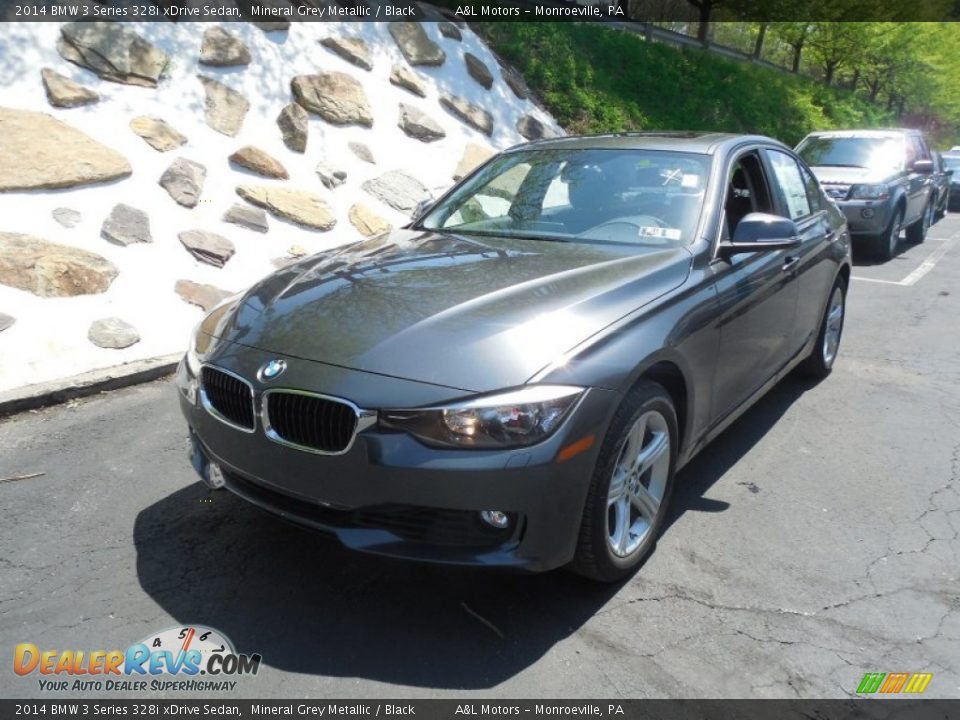 2014 BMW 3 Series 328i xDrive Sedan Mineral Grey Metallic / Black Photo #9