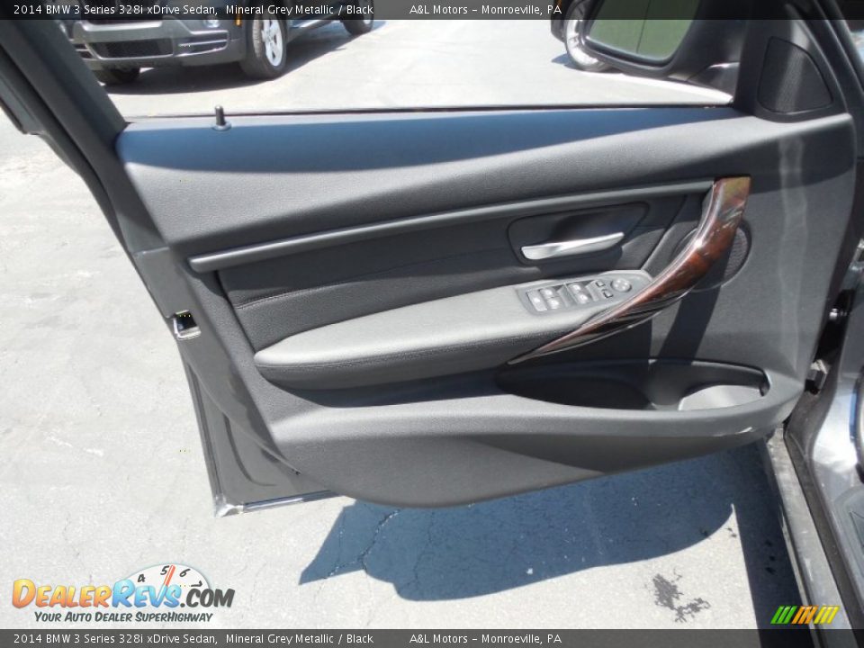 2014 BMW 3 Series 328i xDrive Sedan Mineral Grey Metallic / Black Photo #10