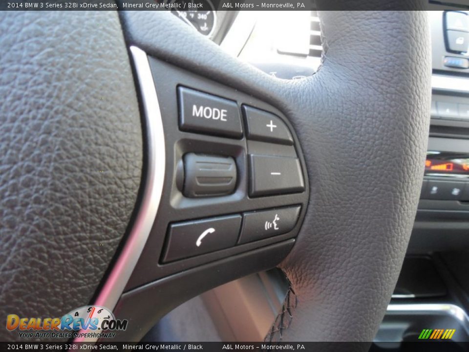 2014 BMW 3 Series 328i xDrive Sedan Mineral Grey Metallic / Black Photo #18