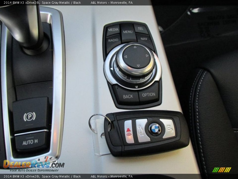 2014 BMW X3 xDrive28i Space Gray Metallic / Black Photo #16