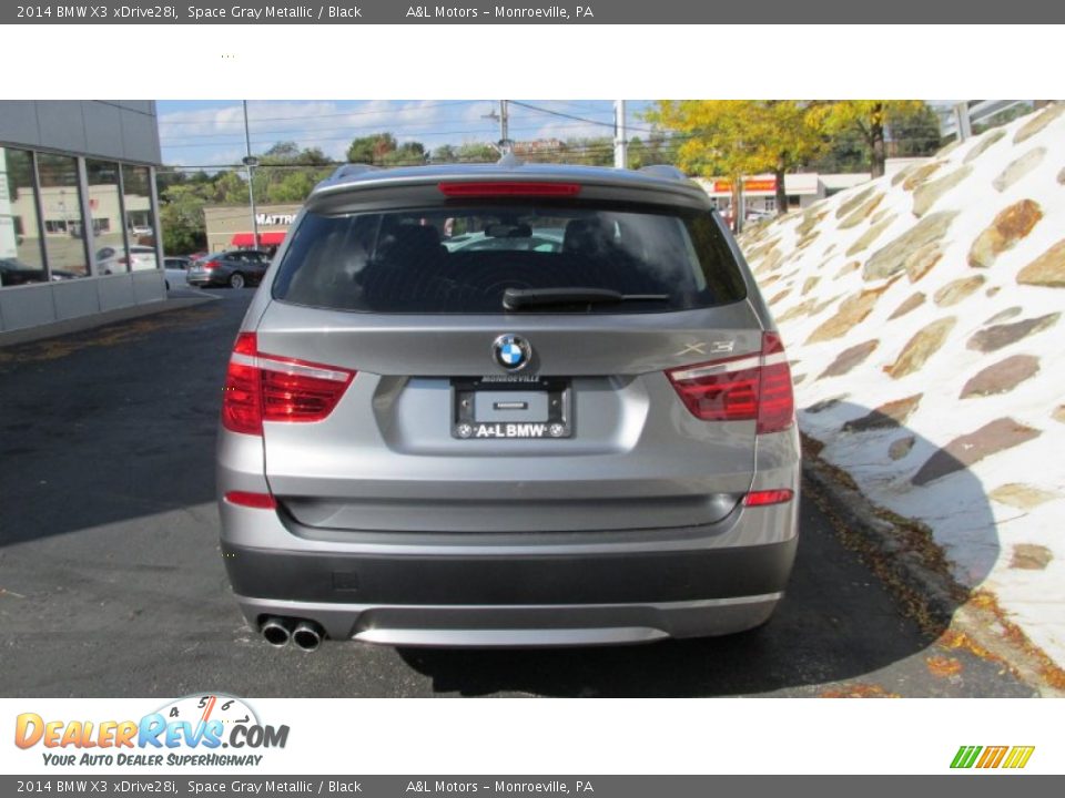 2014 BMW X3 xDrive28i Space Gray Metallic / Black Photo #5
