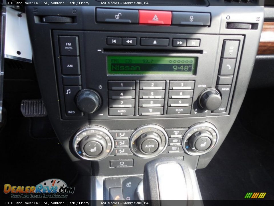 2010 Land Rover LR2 HSE Santorini Black / Ebony Photo #16