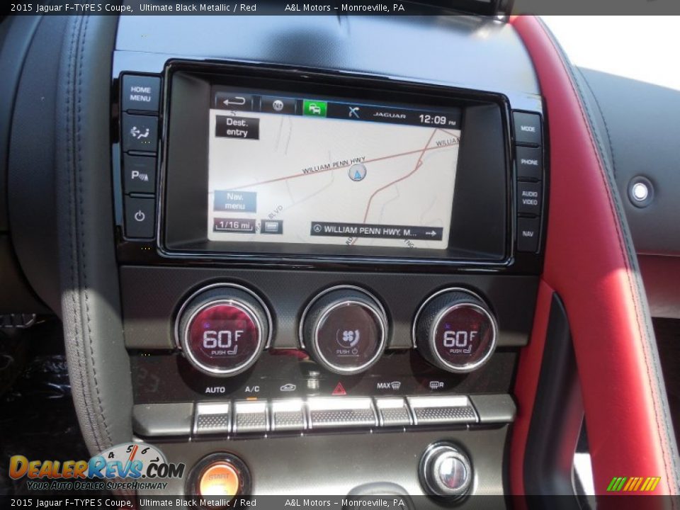 Navigation of 2015 Jaguar F-TYPE S Coupe Photo #16