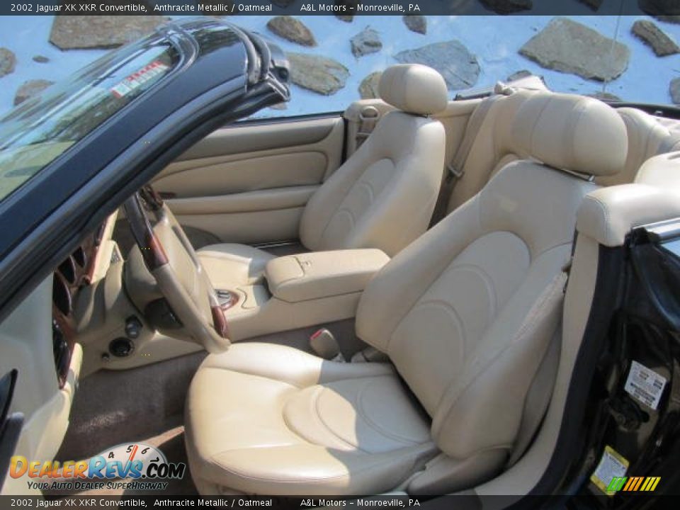Front Seat of 2002 Jaguar XK XKR Convertible Photo #11