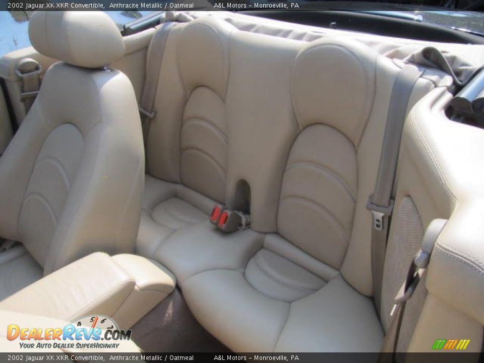 Rear Seat of 2002 Jaguar XK XKR Convertible Photo #12