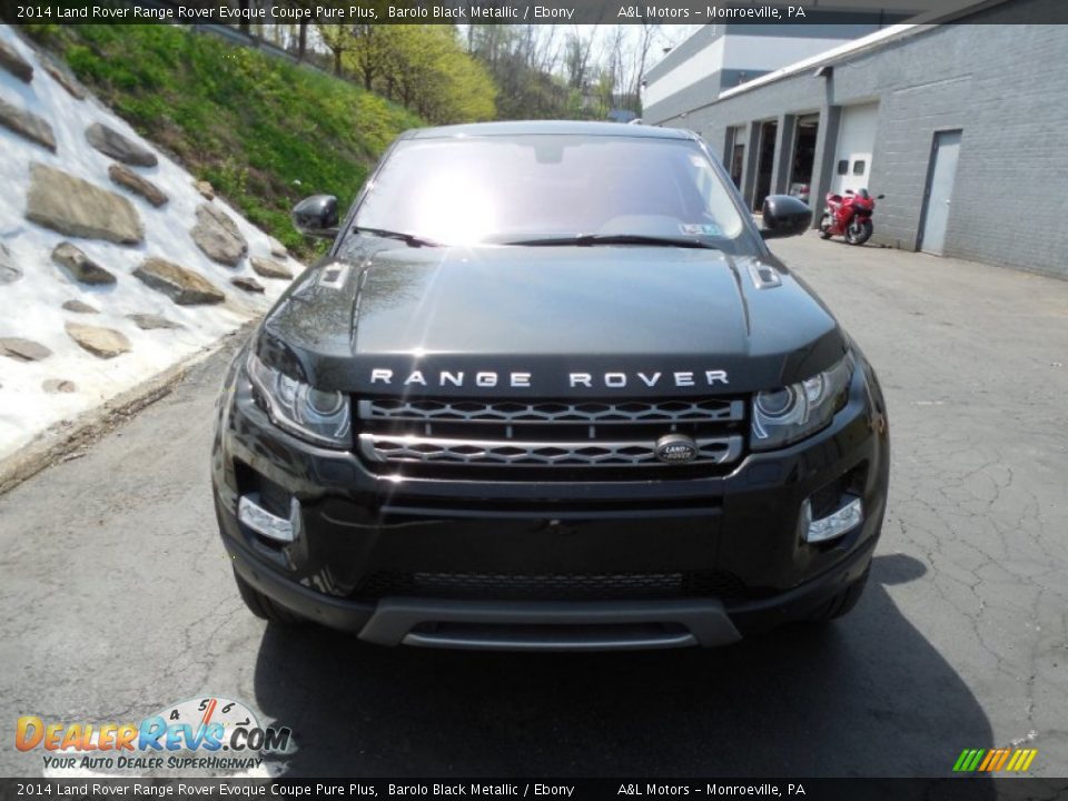 2014 Land Rover Range Rover Evoque Coupe Pure Plus Barolo Black Metallic / Ebony Photo #8