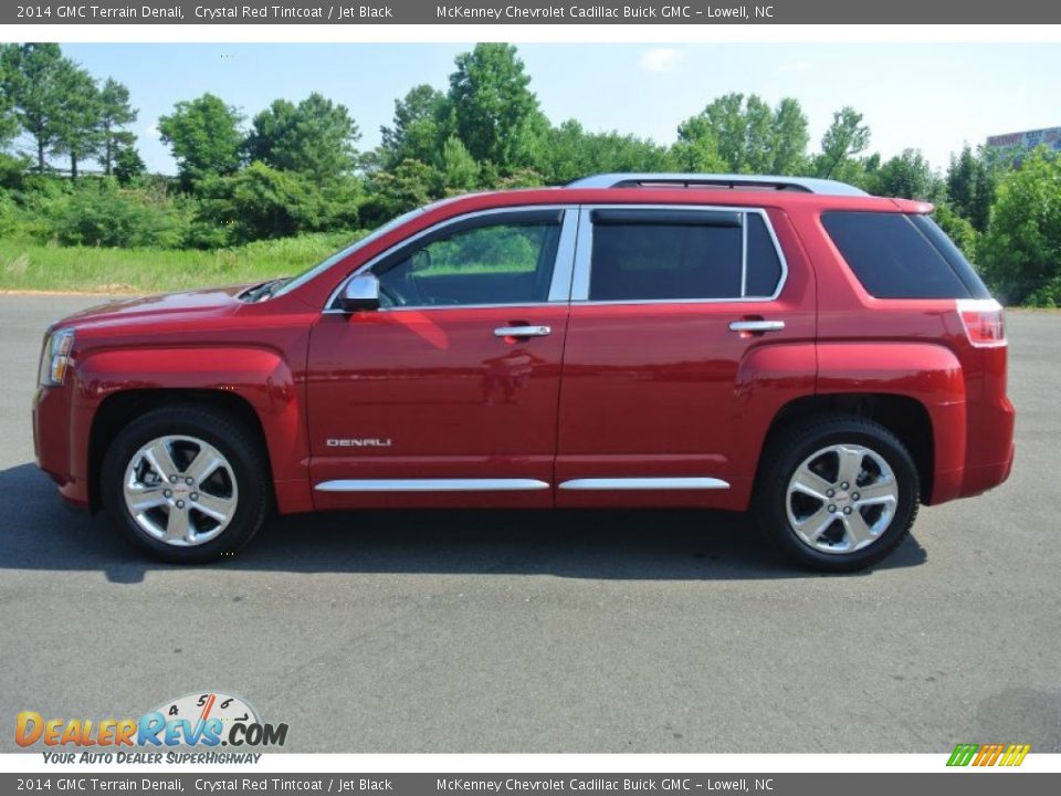2014 GMC Terrain Denali Crystal Red Tintcoat / Jet Black Photo #3