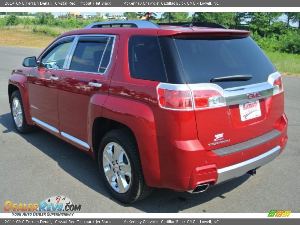2014 GMC Terrain Denali Crystal Red Tintcoat / Jet Black Photo #4