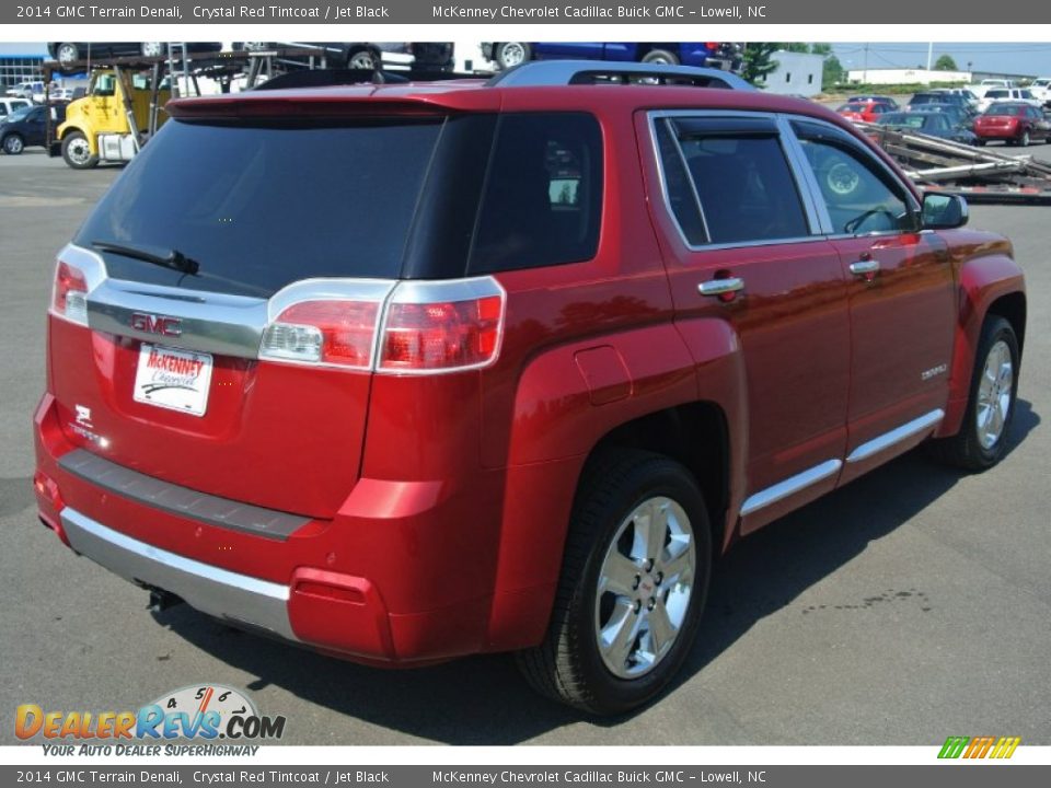 2014 GMC Terrain Denali Crystal Red Tintcoat / Jet Black Photo #5