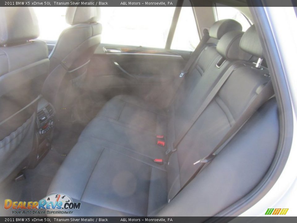2011 BMW X5 xDrive 50i Titanium Silver Metallic / Black Photo #14