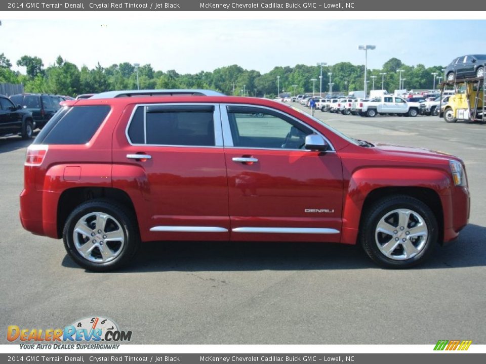 2014 GMC Terrain Denali Crystal Red Tintcoat / Jet Black Photo #6