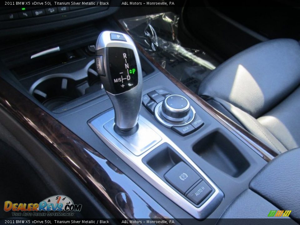 2011 BMW X5 xDrive 50i Titanium Silver Metallic / Black Photo #16