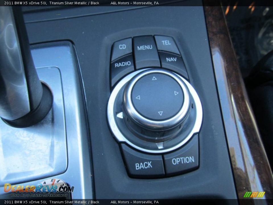 2011 BMW X5 xDrive 50i Titanium Silver Metallic / Black Photo #17