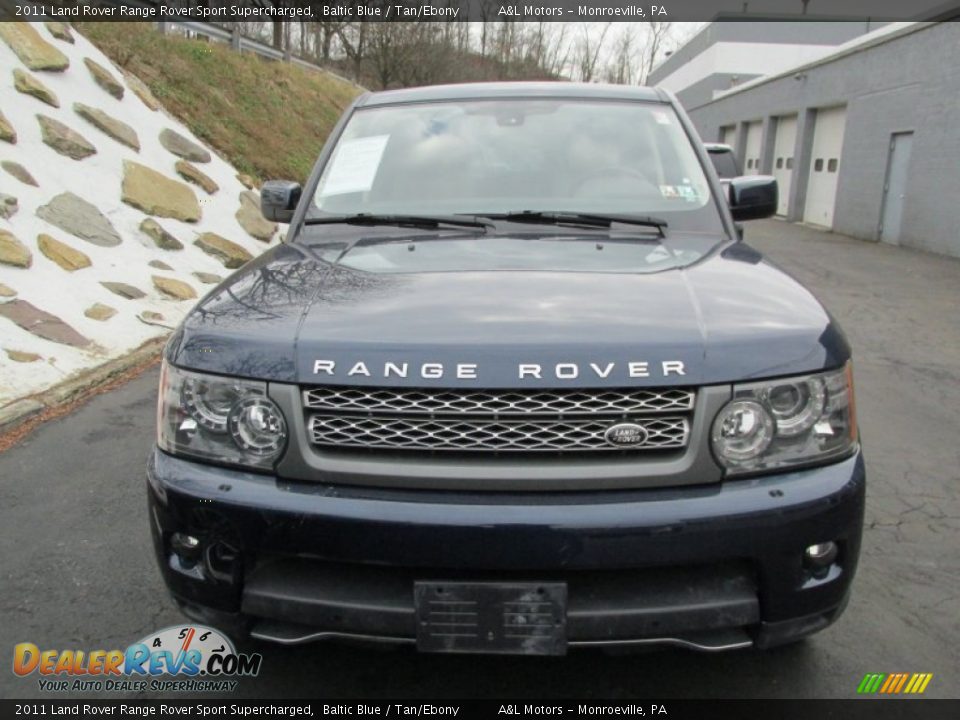 2011 Land Rover Range Rover Sport Supercharged Baltic Blue / Tan/Ebony Photo #8