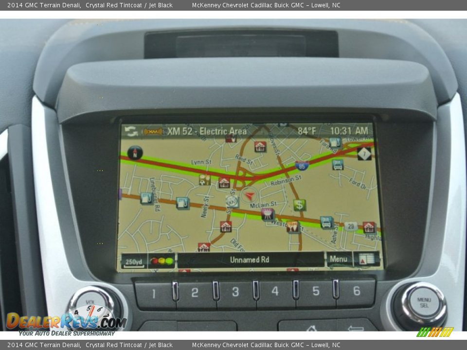 2014 GMC Terrain Denali Crystal Red Tintcoat / Jet Black Photo #15