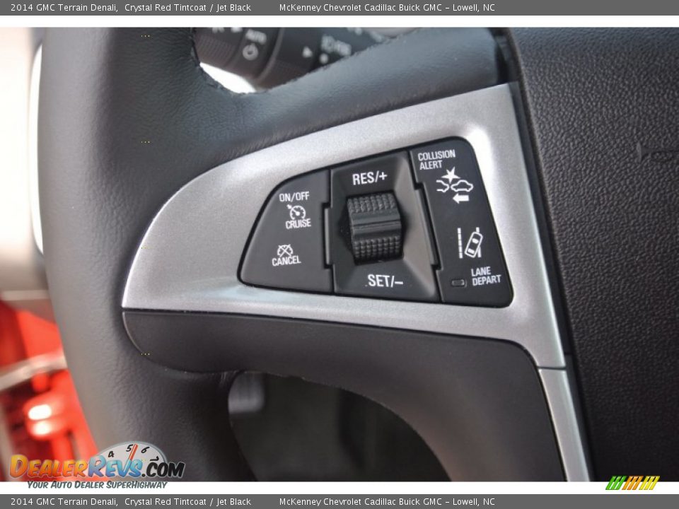 2014 GMC Terrain Denali Crystal Red Tintcoat / Jet Black Photo #17