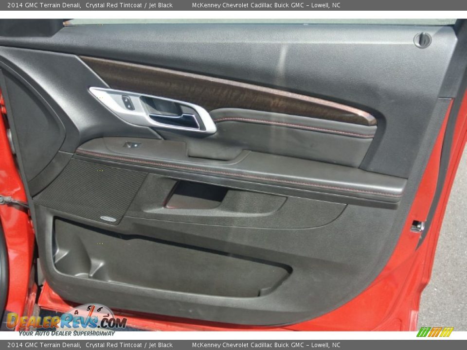 2014 GMC Terrain Denali Crystal Red Tintcoat / Jet Black Photo #25