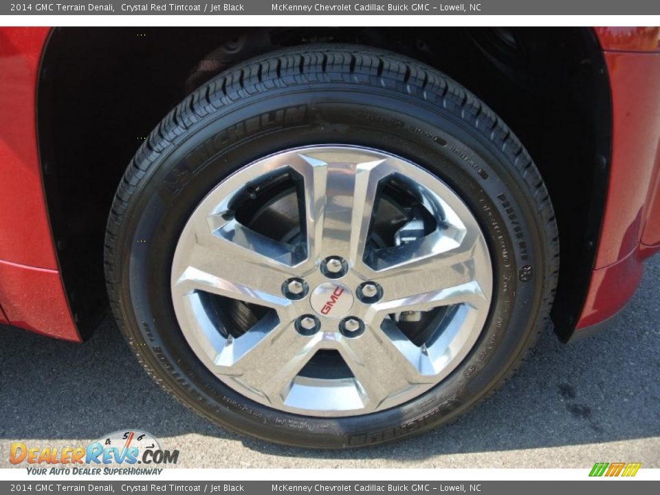2014 GMC Terrain Denali Crystal Red Tintcoat / Jet Black Photo #26