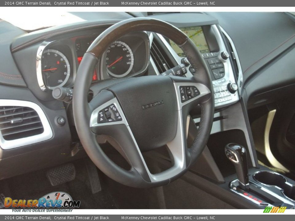 2014 GMC Terrain Denali Crystal Red Tintcoat / Jet Black Photo #28
