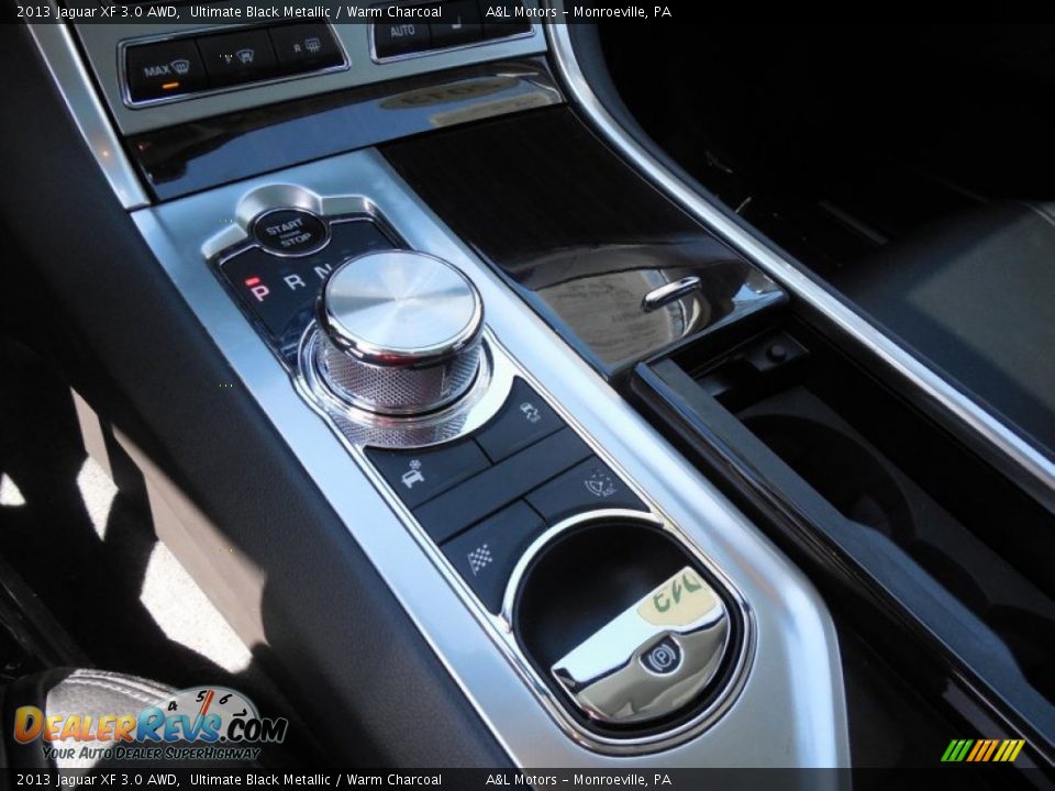 2013 Jaguar XF 3.0 AWD Ultimate Black Metallic / Warm Charcoal Photo #17