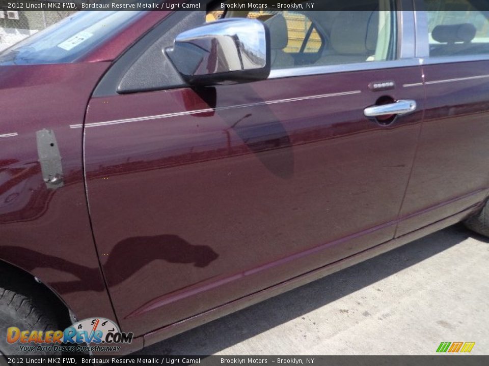 2012 Lincoln MKZ FWD Bordeaux Reserve Metallic / Light Camel Photo #14