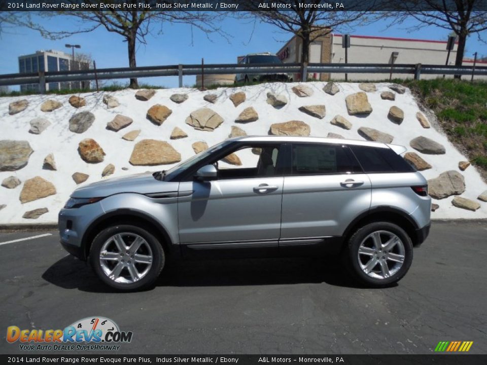 2014 Land Rover Range Rover Evoque Pure Plus Indus Silver Metallic / Ebony Photo #2