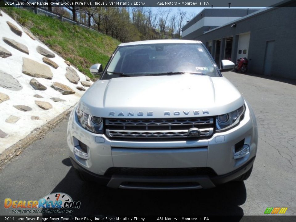 2014 Land Rover Range Rover Evoque Pure Plus Indus Silver Metallic / Ebony Photo #8