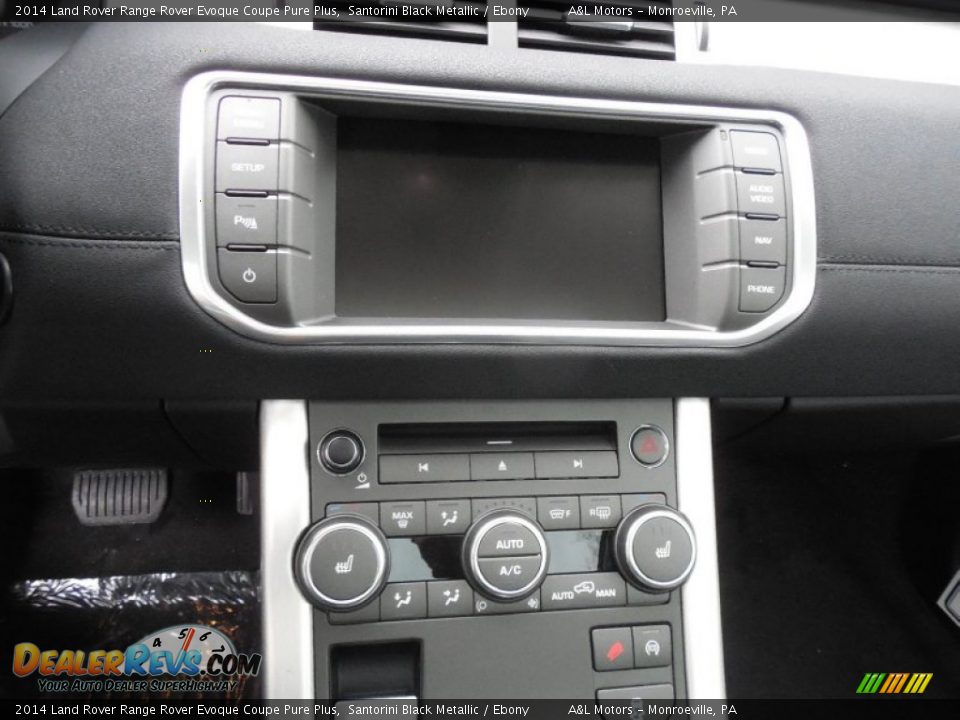 2014 Land Rover Range Rover Evoque Coupe Pure Plus Santorini Black Metallic / Ebony Photo #15