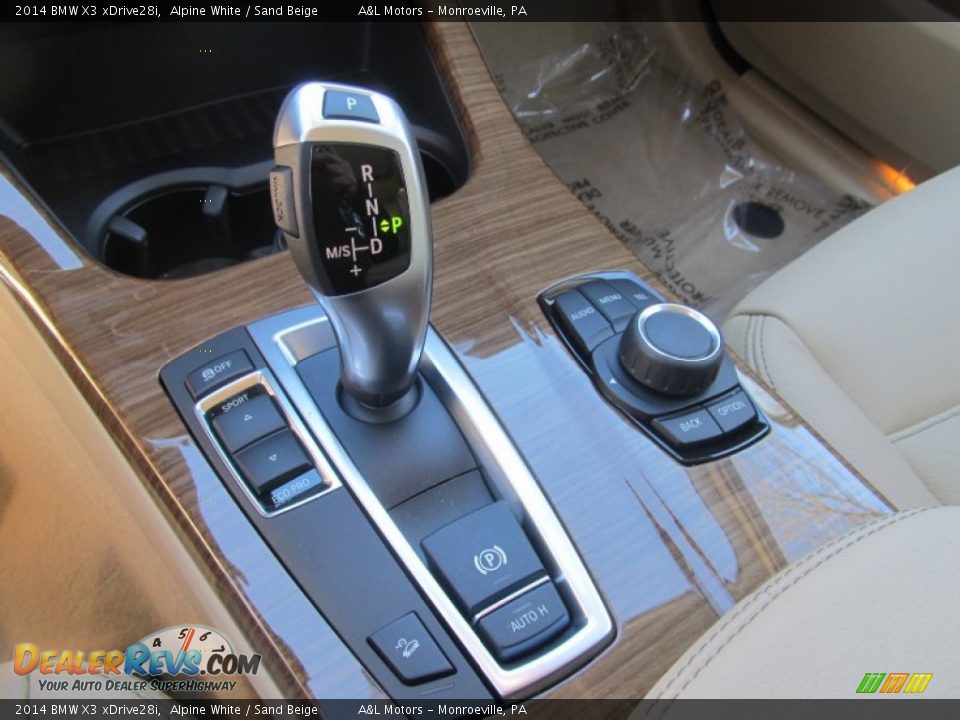 2014 BMW X3 xDrive28i Alpine White / Sand Beige Photo #15
