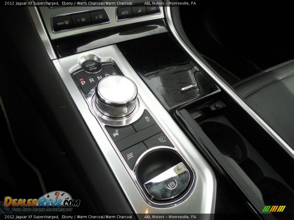 2012 Jaguar XF Supercharged Ebony / Warm Charcoal/Warm Charcoal Photo #16