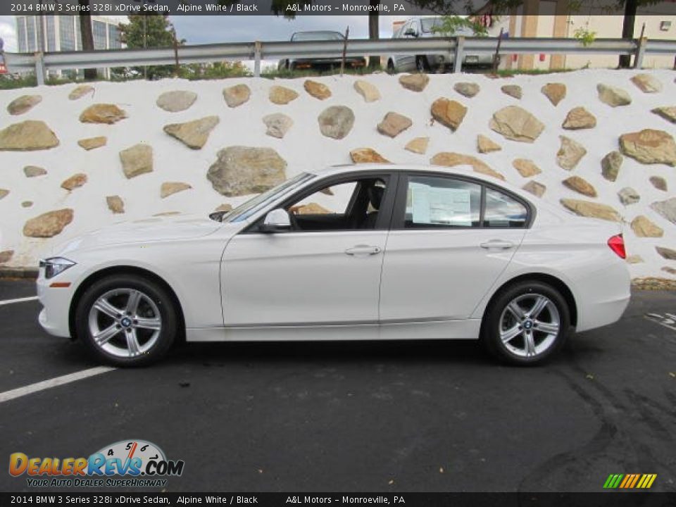 2014 BMW 3 Series 328i xDrive Sedan Alpine White / Black Photo #2